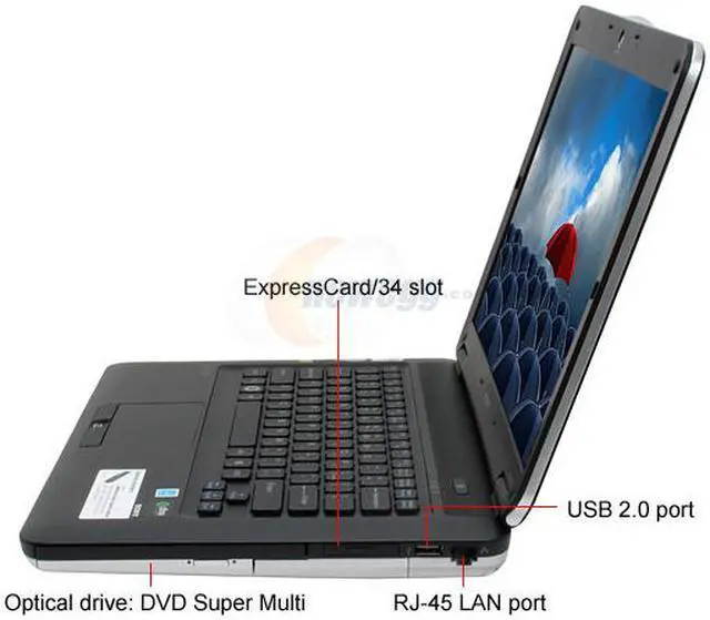 Alt view image 2 of 17 - SONY VAIO CS Series 14.1" Intel Core 2 Duo T5870 3GB Memory DDR2 800 Windows Vista Business