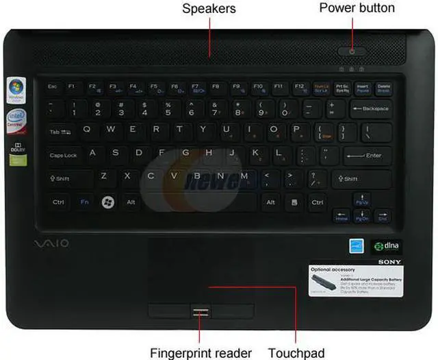 Alt view image 10 of 17 - SONY VAIO CS Series 14.1" Intel Core 2 Duo T5870 3GB Memory DDR2 800 Windows Vista Business