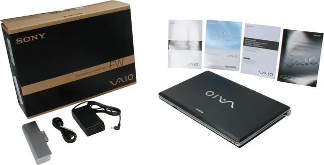 Alt view image 12 of 12 - SONY Laptop VAIO FW Series Intel Core 2 Duo P8600 4GB Memory 320GB HDD ATI Mobility Radeon HD 3650 16.4" Windows Vista Home Premium 64-bit VGN-FW373J/B