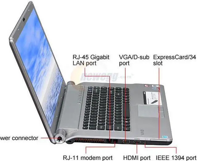 Alt view image 4 of 12 - SONY Laptop VAIO FW Series Intel Core 2 Duo P8600 4GB Memory 250GB HDD ATI Mobility Radeon HD 3650 16.4" Windows Vista Home Premium 64-Bit VGN-FW390JAS