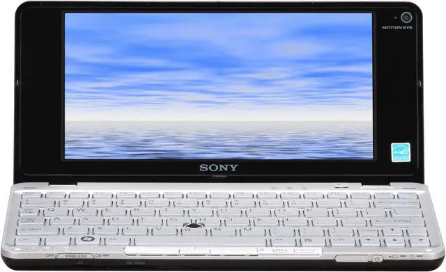 Alt view image 6 of 12 - SONY VAIO P Series VGN-P530H/Q Onyx Black Intel Atom Z520(1.33 GHz) 8" 2GB Memory 60GB HDD Netbook
