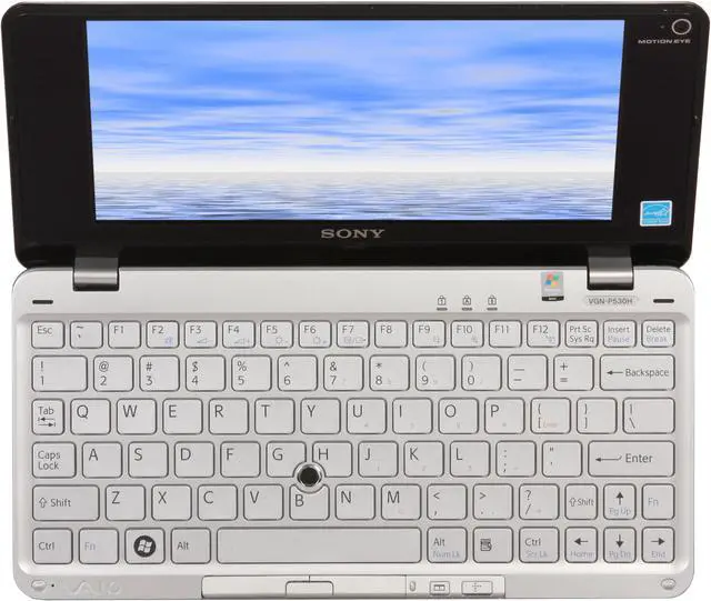 Alt view image 7 of 12 - SONY VAIO P Series VGN-P530H/Q Onyx Black Intel Atom Z520(1.33 GHz) 8" 2GB Memory 60GB HDD Netbook