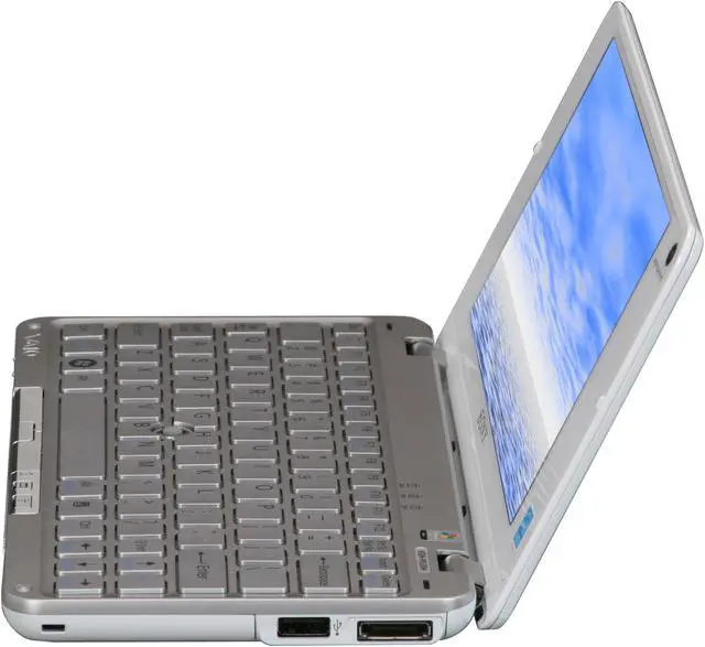 Alt view image 3 of 12 - SONY VAIO P Series VGN-P530H/W Crystal White Intel Atom Z520(1.33 GHz) 8" 2GB Memory 60GB HDD Netbook
