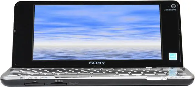 Alt view image 5 of 8 - SONY VAIO P Series VGN-P698E/Q Onyx Black Intel Atom Z530(1.60 GHz) 8" 2GB Memory 128GB SSD Netbook