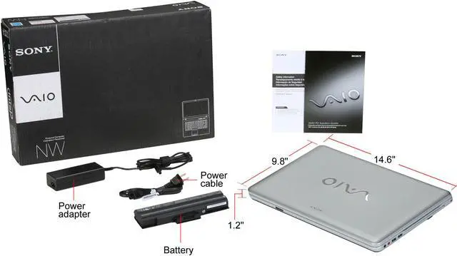 Alt view image 2 of 8 - SONY Laptop VAIO NW Series Intel Core 2 Duo T6500 4GB Memory 320GB HDD ATI Mobility Radeon HD 4570 15.5" Windows Vista Home Premium 64-bit VGN-NW130J/S