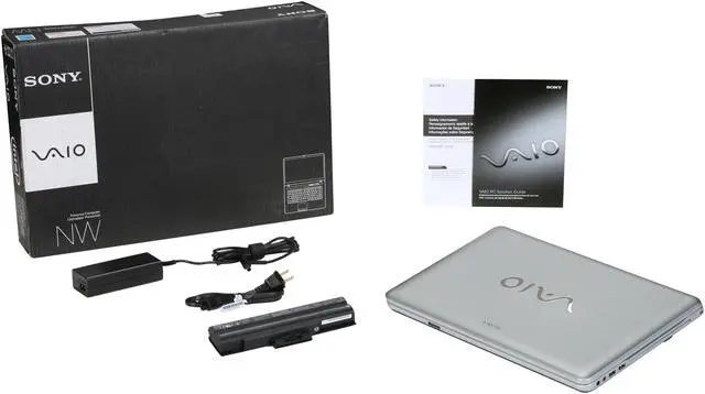 Alt view image 8 of 8 - SONY Laptop VAIO NW Series Intel Core 2 Duo T6500 4GB Memory 320GB HDD ATI Mobility Radeon HD 4570 15.5" Windows Vista Home Premium 64-bit VGN-NW130J/S