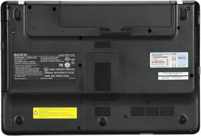 Alt view image 7 of 8 - SONY Laptop VAIO NW Series Intel Core 2 Duo T6500 4GB Memory 320GB HDD ATI Mobility Radeon HD 4570 15.5" Windows Vista Home Premium 64-bit VGN-NW160J/S