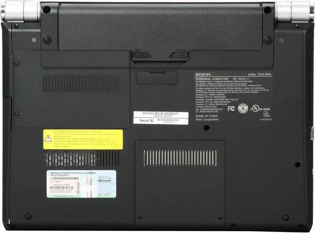 Alt view image 7 of 8 - SONY Laptop VAIO SR Series Intel Core 2 Duo P8700 4GB Memory 320GB HDD ATI Mobility Radeon HD 4570 13.3" Windows Vista Home Premium 64-bit VGN-SR430J/B