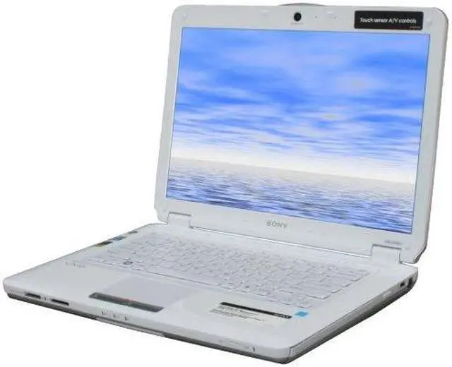 Main image of SONY Laptop VAIO CS Series Intel Core 2 Duo T6500 4GB Memory 320GB HDD Intel GMA 4500MHD 14.1" Windows Vista Home Premium 64-bit VGN-CS320J/W