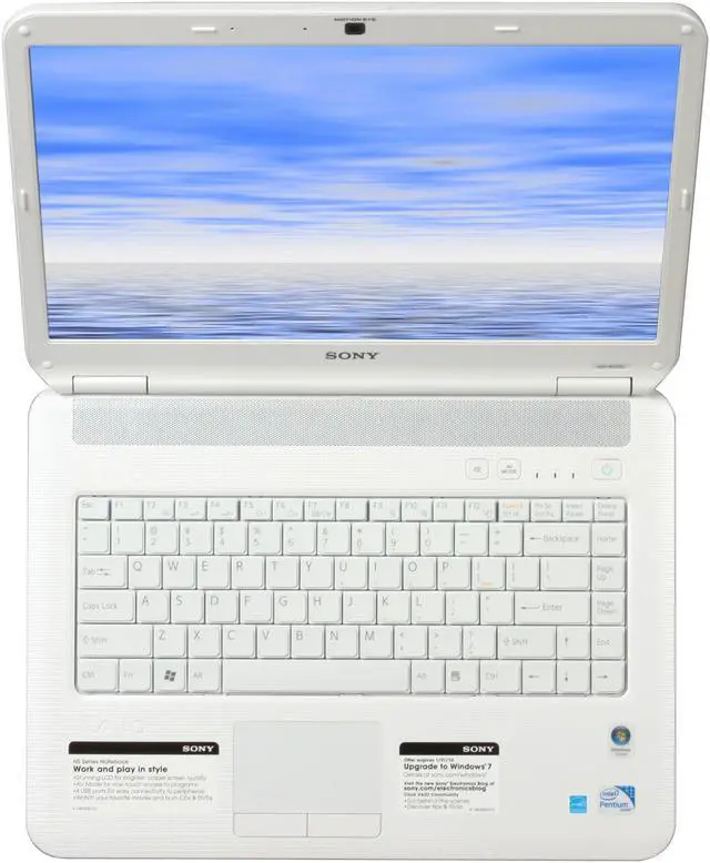 Alt view image 6 of 8 - SONY Laptop VAIO NS Series Intel Pentium T4200 3GB Memory 250GB HDD Intel GMA 4500M 15.4" Windows Vista Home Premium 64-bit VGN-NS325J/W