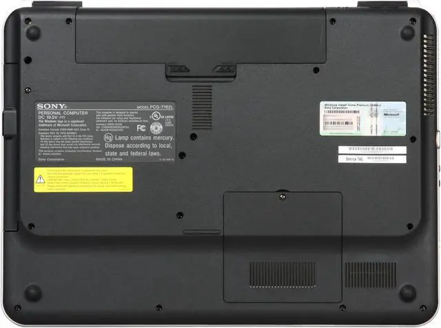 Alt view image 7 of 8 - SONY Laptop VAIO NS Series Intel Pentium T4200 3GB Memory 250GB HDD Intel GMA 4500M 15.4" Windows Vista Home Premium 64-bit VGN-NS325J/W