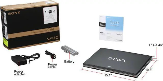 Alt view image 8 of 8 - SONY Laptop VAIO FW Series Intel Core 2 Duo T6500 4GB Memory 320GB HDD ATI Mobility Radeon HD 4650 16.4" Windows Vista Home Premium 64-bit VGN-FW450J/B