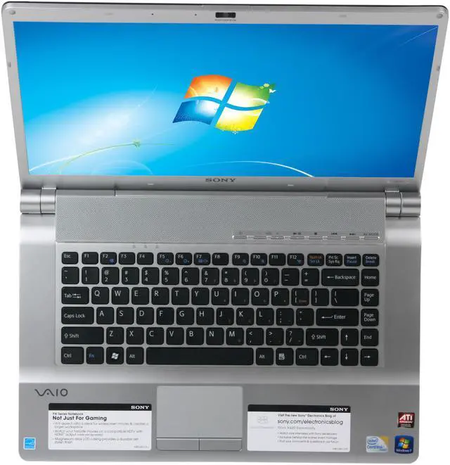Alt view image 6 of 8 - SONY Laptop VAIO FW Series Intel Core 2 Duo P8700 4GB Memory 500GB HDD ATI Mobility Radeon HD 4650 16.4" Windows 7 Home Premium 64-bit VGN-FW590FVB