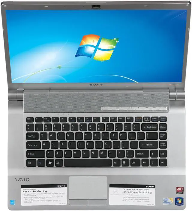 Alt view image 6 of 8 - SONY Laptop VAIO FW Series Intel Core 2 Duo T9600 6GB Memory 500GB HDD ATI Mobility Radeon HD 4650 16.4" Windows 7 Home Premium 64-bit VGN-FW590FWB