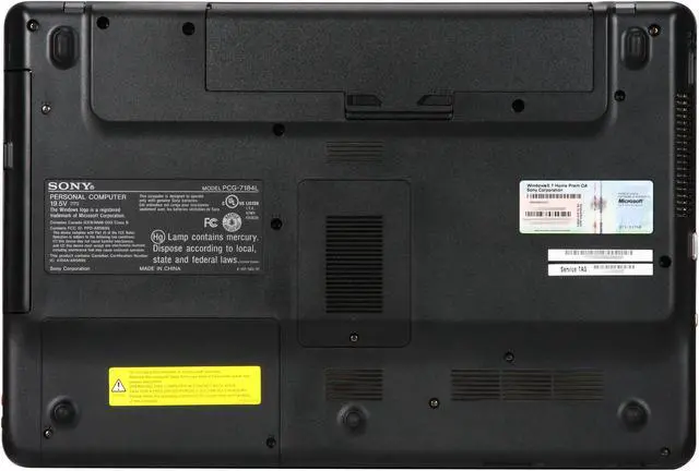 Alt view image 7 of 8 - SONY Laptop VAIO NW Series Intel Pentium T4300 4GB Memory 250GB HDD Intel GMA 4500M 15.5" Windows 7 Home Premium 64-bit VGN-NW228F/B