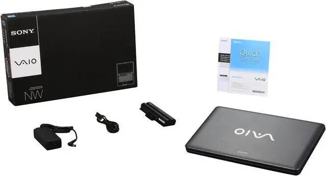 Alt view image 8 of 8 - SONY Laptop VAIO NW Series Intel Pentium T4300 4GB Memory 250GB HDD Intel GMA 4500M 15.5" Windows 7 Home Premium 64-bit VGN-NW228F/B
