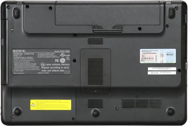 Alt view image 7 of 8 - SONY Laptop VAIO NW Series Intel Core 2 Duo T6600 4GB Memory 320GB HDD ATI Mobility Radeon HD 4570 15.5" Windows 7 Home Premium 64-bit VGN-NW250F/B