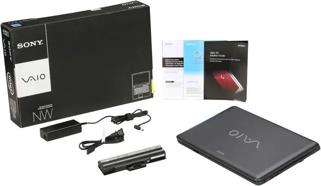 Alt view image 8 of 8 - SONY Laptop VAIO NW Series Intel Core 2 Duo T6600 4GB Memory 320GB HDD ATI Mobility Radeon HD 4570 15.5" Windows 7 Home Premium 64-bit VGN-NW250F/B