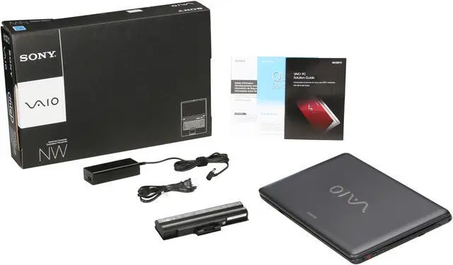 Alt view image 8 of 8 - SONY Laptop VAIO NW Series Intel Core 2 Duo P7450 4GB Memory 400GB HDD ATI Mobility Radeon HD 4570 15.5" Windows 7 Home Premium 64-bit VGN-NW280F/B