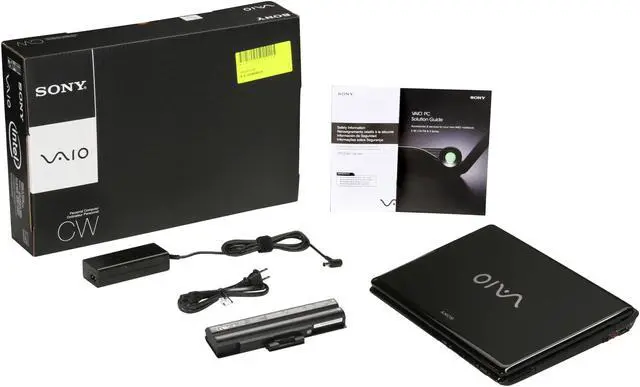 Alt view image 8 of 8 - SONY Laptop VAIO CW Series Intel Core 2 Duo T6600 4GB Memory 320GB HDD NVIDIA GeForce GT 230M 14.0" Windows 7 Home Premium 64-bit VPCCW14FX/B