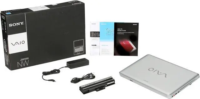 Alt view image 8 of 8 - SONY Laptop VAIO NW Series Intel Core 2 Duo T6600 4GB Memory 320GB HDD Intel GMA 4500MHD 15.5" Windows 7 Home Premium 64-bit VGN-NW270F/S