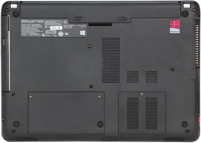 Alt view image 7 of 8 - SONY Laptop VAIO F Series Intel Pentium 2117U 4GB Memory 500GB HDD Intel HD Graphics 4000 14.0" Windows 8 64-Bit SVF1421ACXW
