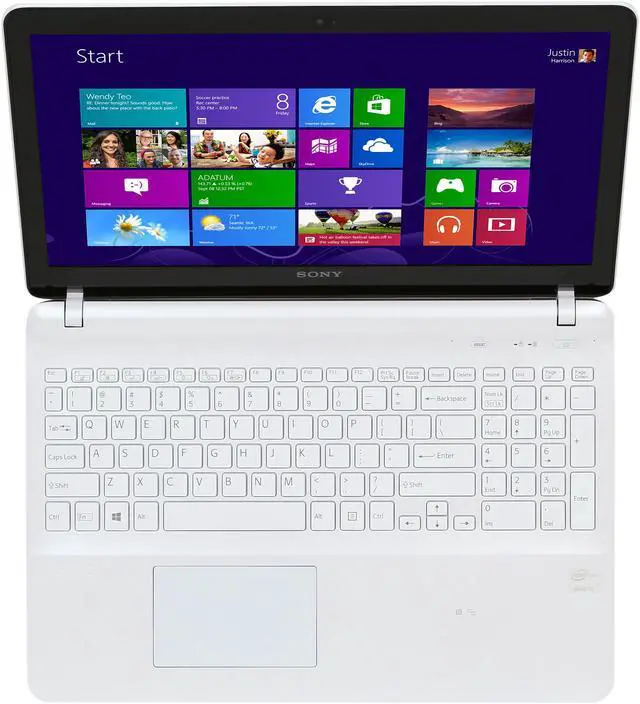 Alt view image 6 of 8 - SONY Laptop VAIO F Series Intel Core i5-3337U 4GB Memory 500GB HDD NVIDIA GeForce GT 740M 15.5" Windows 8 64-Bit SVF1521DCXW
