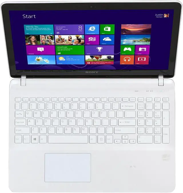 Alt view image 6 of 8 - SONY Laptop VAIO F Series Intel Core i7-3537U 4GB Memory 500GB HDD NVIDIA GeForce GT 740M 15.5" Windows 8 64-Bit SVF1521ECXW