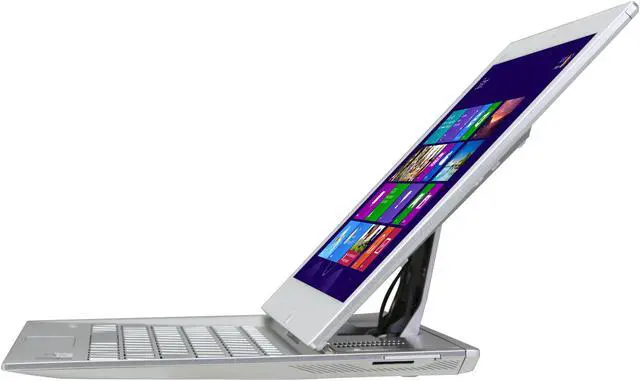 Alt view image 3 of 9 - SONY VAIO Duo 13 Intel Core i5 4GB 128GB SSD 13.3" FHD Touchscreen 2-in-1 Ultrabook/Tablet (SVD13213CXW) - Carbon White