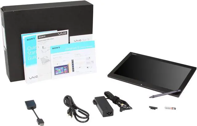 Alt view image 9 of 9 - SONY VAIO Duo 13 Intel Core i7 8GB 256GB SSD 13.3" FHD Touchscreen 2-in-1 Ultrabook/Tablet (SVD13215PXB) - Carbon Black