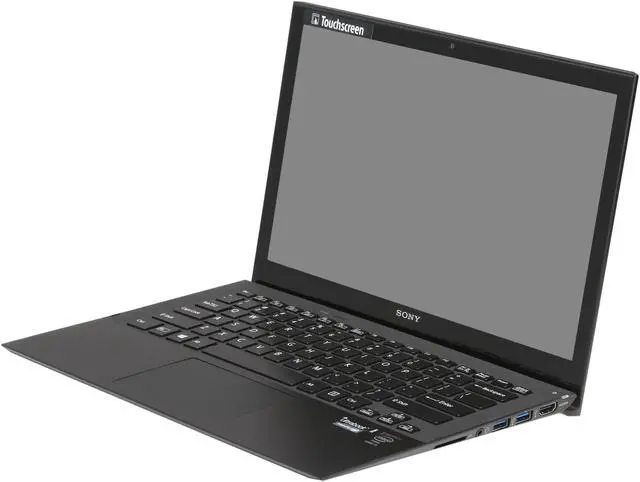 Alt view image 2 of 8 - SONY VAIO Pro 13 Intel Core i5 4GB 256GB SSD 13.3" FHD Touchscreen Ultrabook Carbon Black (SVP1321ACXB)