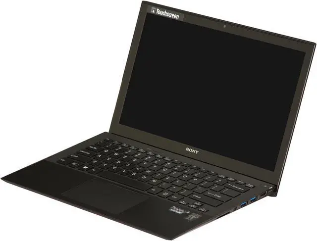 Alt view image 2 of 8 - SONY VAIO Pro 13 Intel Core i5 4200U(1.60GHz) 8GB 128GB SSD 13.3" FHD Touchscreen Ultrabook Carbon Black- Windows 8 Pro (SVP1321CPXB)