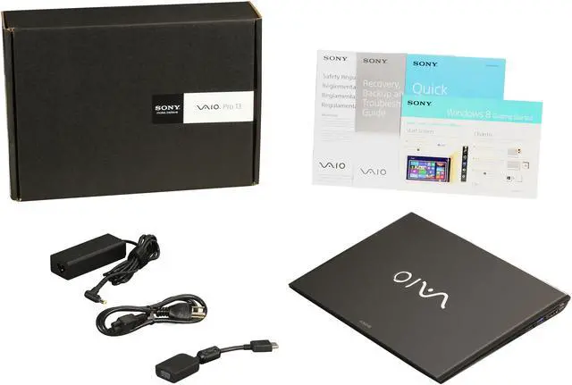 Alt view image 8 of 8 - SONY VAIO Pro 13 Intel Core i5 4200U(1.60GHz) 8GB 128GB SSD 13.3" FHD Touchscreen Ultrabook Carbon Black- Windows 8 Pro (SVP1321CPXB)