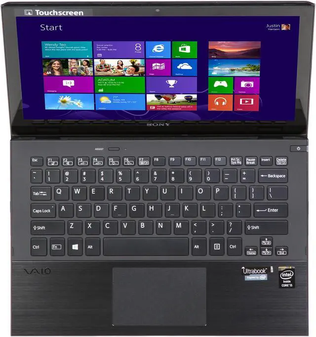 Alt view image 6 of 8 - SONY VAIO Pro 11 Intel Core i5 4GB 128GB SSD 11.6" FHD Touchscreen Ultrabook Carbon Black (SVP11213CXB)