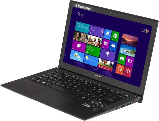 Alt view image 2 of 8 - SONY VAIO Pro Core i7 8GB 128GB SSD 11.6" FHD Touchscreen Ultrabook Windows 8 (SVP11214CXB)