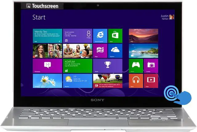 Main image of SONY VAIO Pro Core i7 8GB 128GB SSD 11.6" Touchscreen Ultrabook Windows (SVP11214CXS)