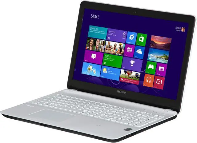 Main image of SONY Laptop VAIO F Series Intel Core i3-4005U 6GB Memory 500GB HDD Intel HD Graphics 4400 15.5" Windows 8.1 64-Bit SVF1532BCXW