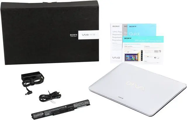 Alt view image 7 of 7 - SONY Laptop VAIO F Series Intel Core i3-4005U 6GB Memory 500GB HDD Intel HD Graphics 4400 15.5" Windows 8.1 64-Bit SVF1532BCXW