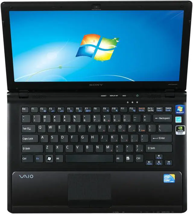 Alt view image 6 of 8 - SONY Laptop VAIO CW Series Intel Core i3-330M 4GB Memory 500GB HDD NVIDIA GeForce 310M 14.0" Windows 7 Home Premium 64-bit VPCCW21FX/B