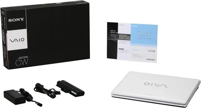 Alt view image 8 of 8 - SONY Laptop VAIO CW Series Intel Core i3-330M 4GB Memory 500GB HDD NVIDIA GeForce 310M 14.0" Windows 7 Home Premium 64-bit VPCCW21FX/W