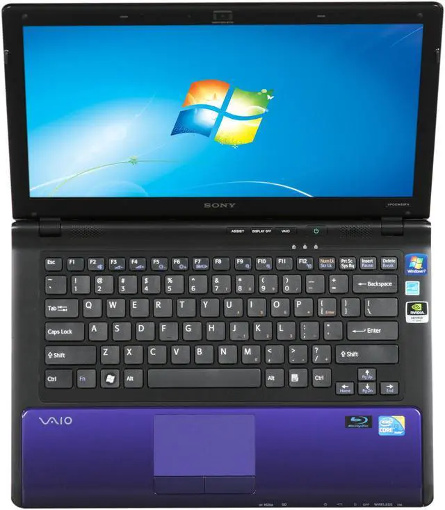 Alt view image 6 of 8 - SONY Laptop VAIO CW Series Intel Core i3-330M 4GB Memory 500GB HDD NVIDIA GeForce 310M 14.0" Windows 7 Home Premium 64-bit VPCCW23FX/L
