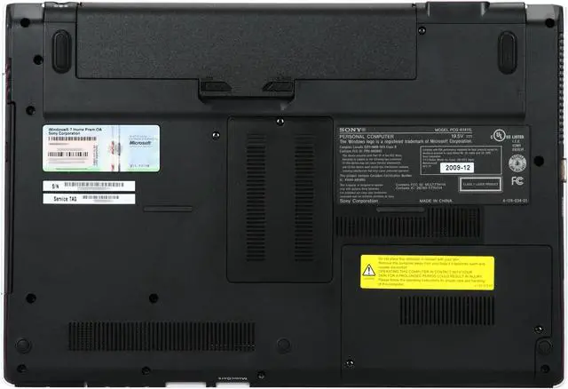 Alt view image 7 of 8 - SONY Laptop VAIO CW Series Intel Core i5-520M 4GB Memory 500GB HDD NVIDIA GeForce GT 330M 14.0" Windows 7 Home Premium 64-bit VPCCW26FX/W