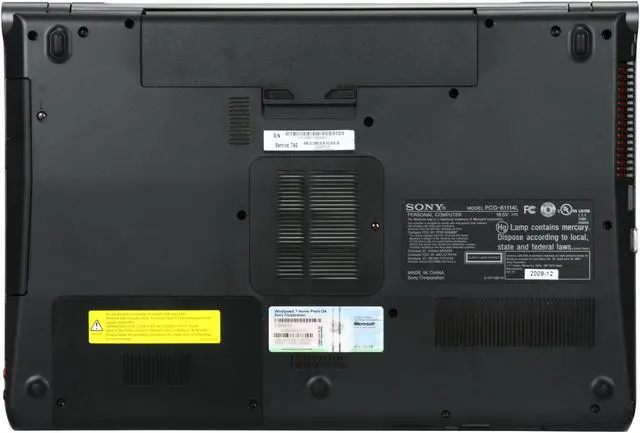 Alt view image 7 of 8 - SONY Laptop Intel Core i7-720QM 4GB Memory 500GB HDD NVIDIA GeForce 310M 16.4" Windows 7 Home Premium 64-bit VPCF112FX/B