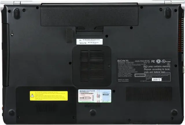 Alt view image 7 of 8 - SONY Laptop Intel Core i7-720QM 4GB Memory 500GB HDD NVIDIA GeForce GT 330M 16.4" Windows 7 Home Premium 64-bit VPCF116FX/H