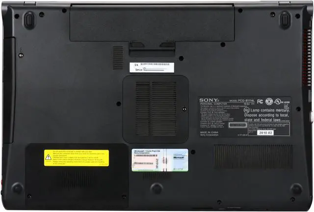 Alt view image 7 of 8 - SONY Laptop Intel Core i7-720QM 6GB Memory 500GB HDD NVIDIA GeForce GT 330M 16.4" Windows 7 Home Premium 64-bit VPCF117FX/B