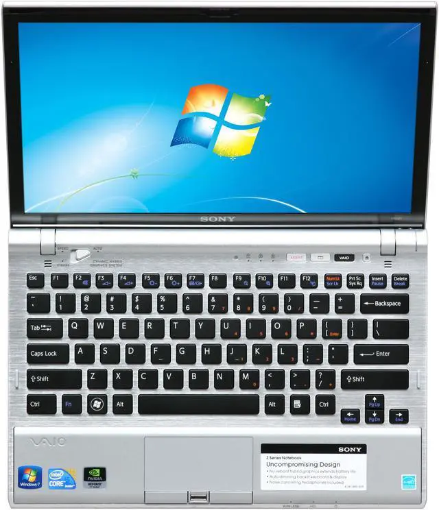 Alt view image 6 of 8 - SONY Laptop VAIO Z Series Intel Core i5-520M 4GB Memory 256 GB SSD NVIDIA GeForce GT 330M + Intel HD Graphics 13.1" Windows 7 Professional 64-bit VPCZ116GX/S