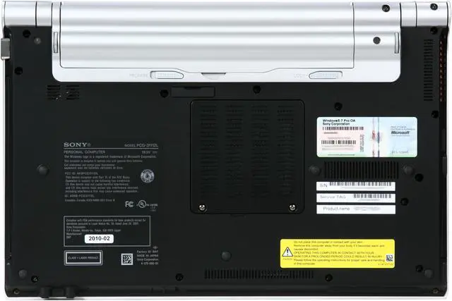 Alt view image 7 of 8 - SONY Laptop VAIO Z Series Intel Core i5-540M 4GB Memory 384 GB SSD NVIDIA GeForce GT 330M + Intel HD Graphics 13.1" Windows 7 Professional 64-bit VPCZ118GX/S