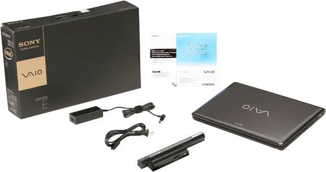 Alt view image 8 of 8 - SONY Laptop VAIO E Series Intel Core i3-330M 4GB Memory 320GB HDD Intel HD Graphics 15.5" Windows 7 Home Premium 64-bit VPCEB11FX/BI