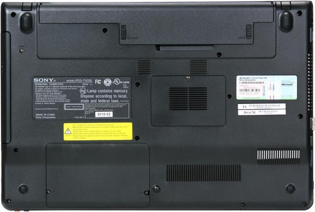 Alt view image 7 of 8 - SONY Laptop VAIO E Series Intel Core i3-330M 4GB Memory 500GB HDD ATI Mobility Radeon HD 5470 15.5" Windows 7 Home Premium 64-bit VPCEB14FX/BI
