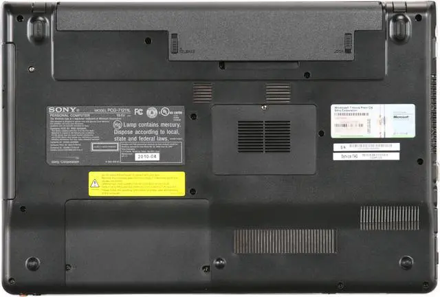 Alt view image 7 of 8 - SONY Laptop VAIO E Series Intel Core i3-330M 4GB Memory 500GB HDD ATI Mobility Radeon HD 5470 15.5" Windows 7 Home Premium 64-bit VPCEB16FX/W